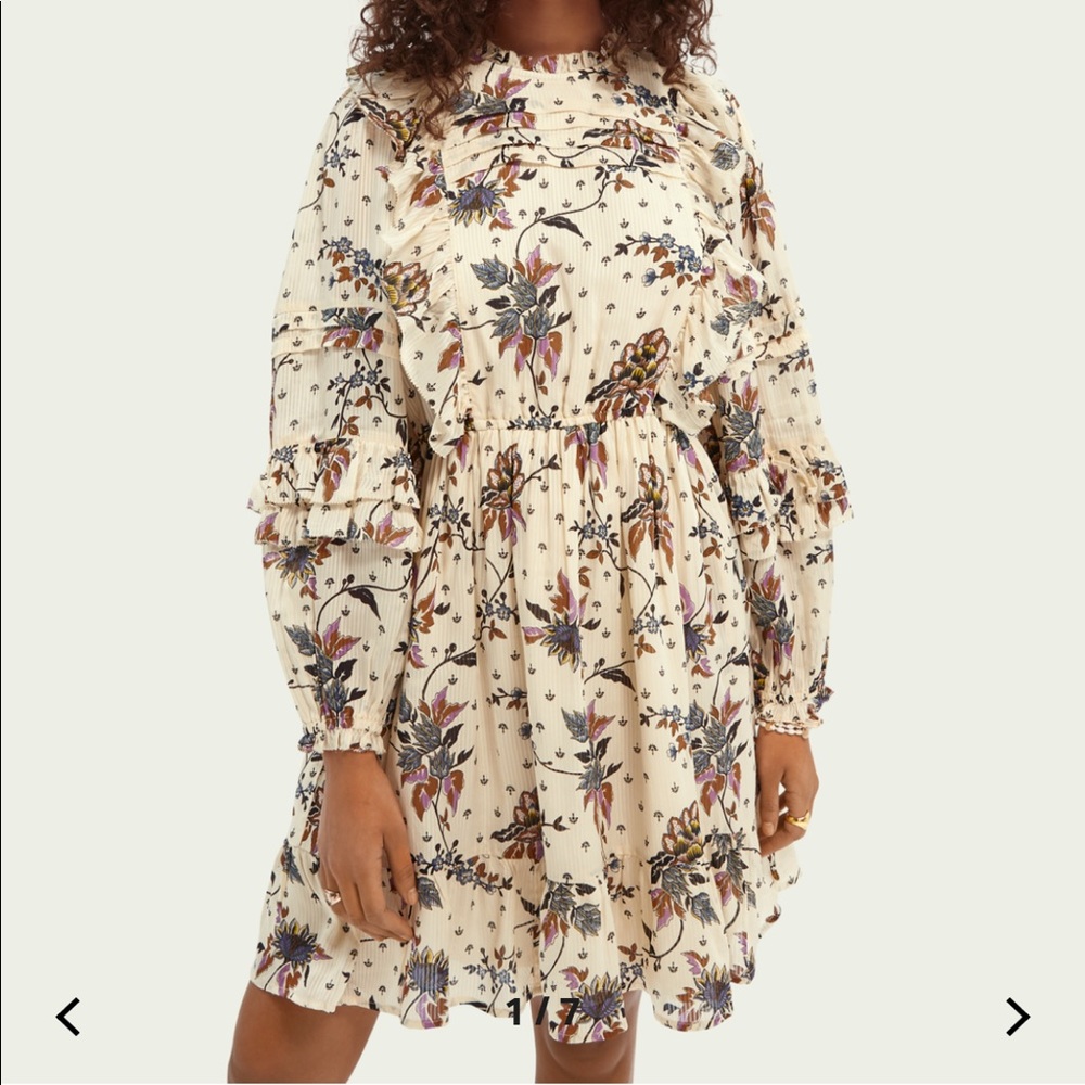 NWT Scotch & Soda Ruffled Dress